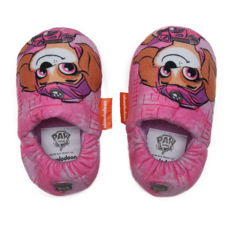 PAW PATROL Pantufla Ni a Skye Carita Rosado Paw Patrol falabella