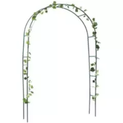 MIABU - Arco jardín plantas enredaderas altura ajustable