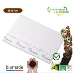 BIO KIDS - Papel Antigrasa 25x37cm - 100 unds -  Compostable  Biodegradable