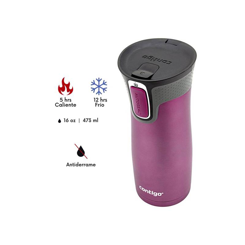 Contigo 16 oz West Loop 2.0 Stainless Steel Travel Mug - Radiant Orchid 