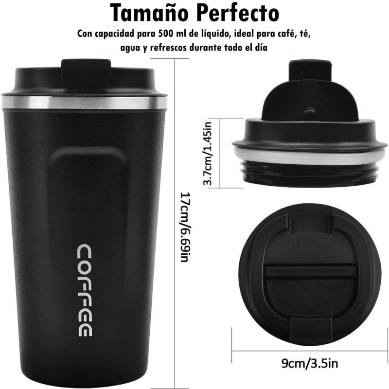 Vaso Termo Termico Para Cafe Acero Inoxidable 420 Ml GENERICO