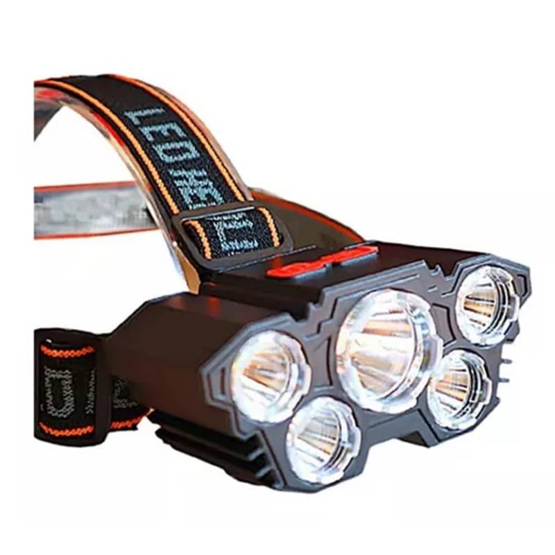 Lampara LED recargable tipo minero 5 w