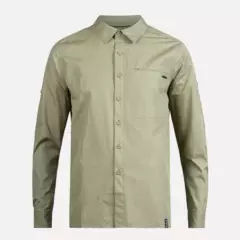 LIPPI - Camisa Hombre Alloy Long Sleeve Shirt Melange Verde Lippi