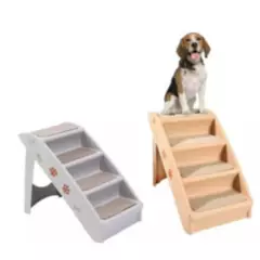 MARBEN PETS - Escalera Plegable 4 Pisos Para Mascotas De Alta Resistencia