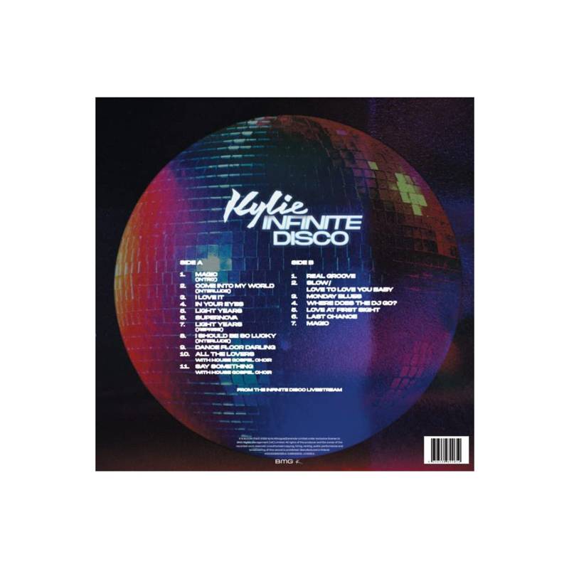 HITWAY MUSIC KYLIE MINOGUE - INFINITE DISCO (CLEAR VINYL) VINILO HITWAY  MUSIC