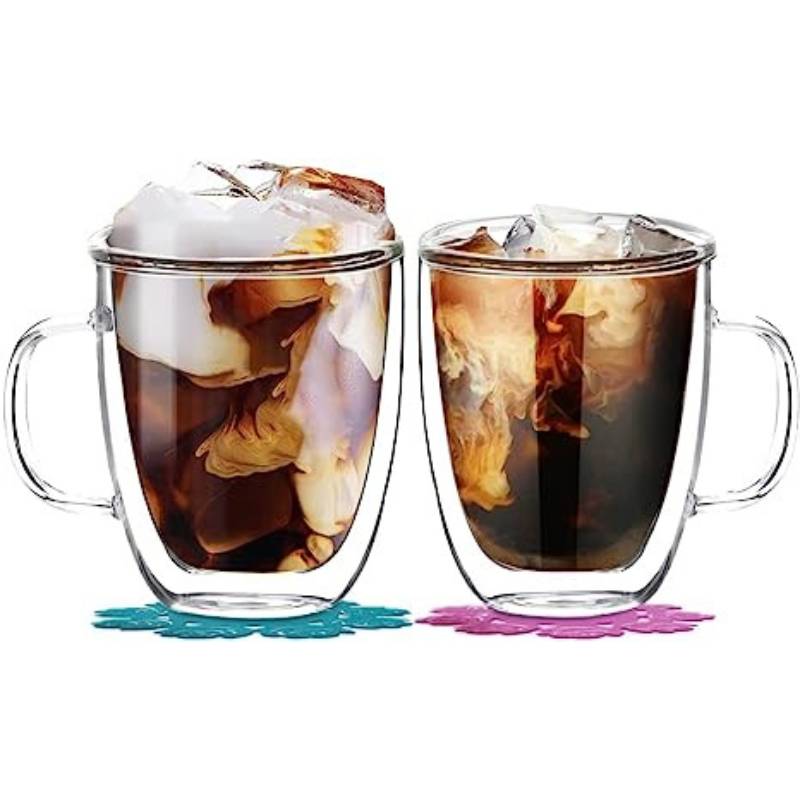 Vaso cristal doble pared