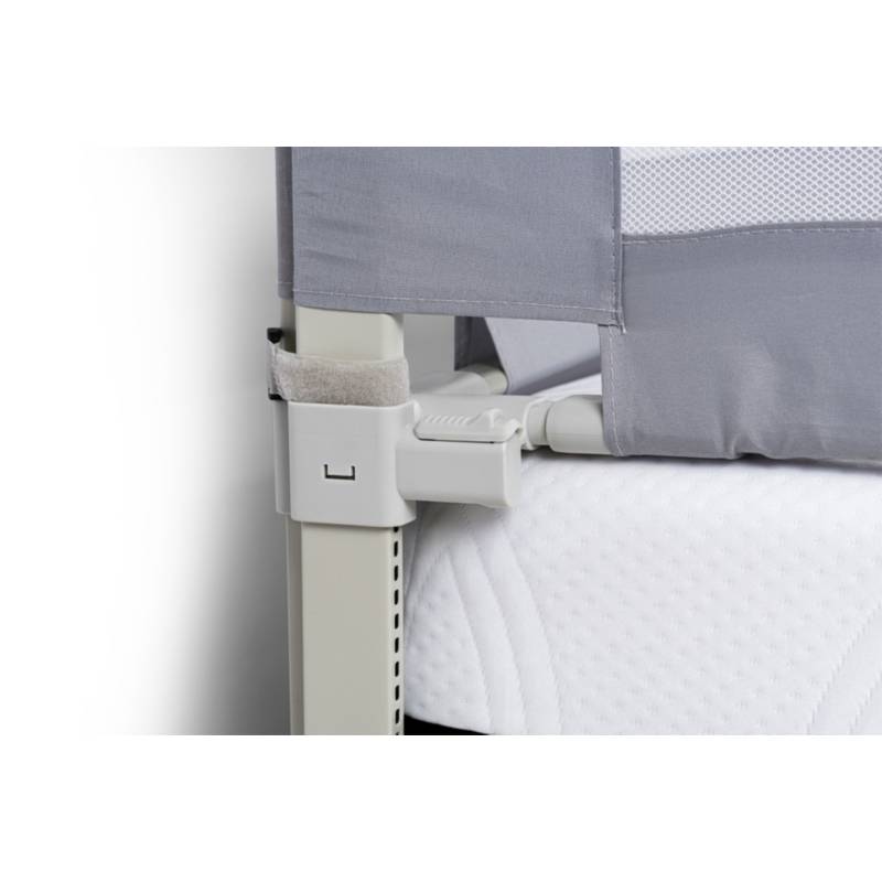 BEBE SURE 4 barandas para cama Súper King 200x200 cms color gris