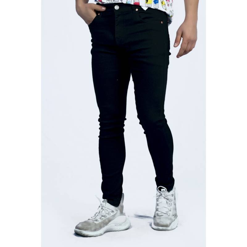 JEANS HOMBRE SKINNY FIT NEGRO LISO DIABOLO JEANS Linio Chile