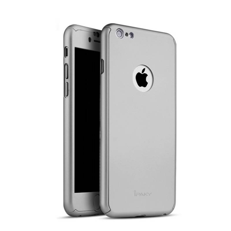 GENERICO - Carcasa Original iPaky 360 para iPhone 6 Plus Plata