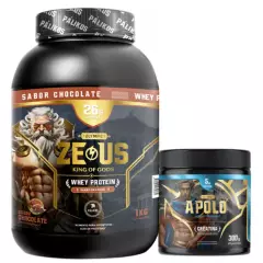 PALIKOS FITNESS - Pack Guerrero 1 kg / Zeus 1kg (Chocolate) + Creatina Apolo 300 g