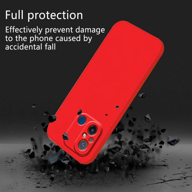JOICO Carcasa Para Xiaomi Redmi 12C Goma Rojo