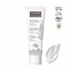 CATTIER - Exfoliante Facial Arcilla Blanca Aloe Vera Cattier 100 Ml