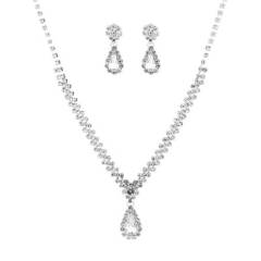 VATYERTY - Traje de collar de joyas de boda de novia