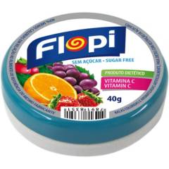 FLOPI - Flopi Pastillas sin azúcar sabor Multifrutas x 12