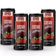 SPICE COSMO - Spice Cosmopolitan en lata pack de 4 unidades