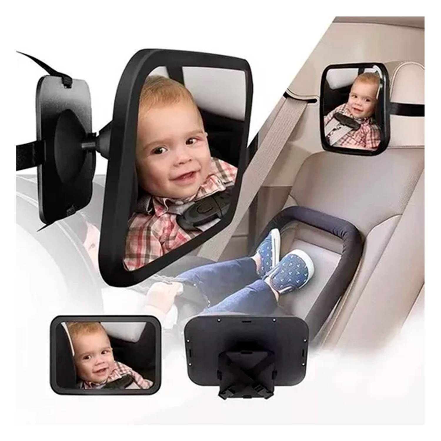 Espejo retrovisor para silla de carro bebe GENERICO