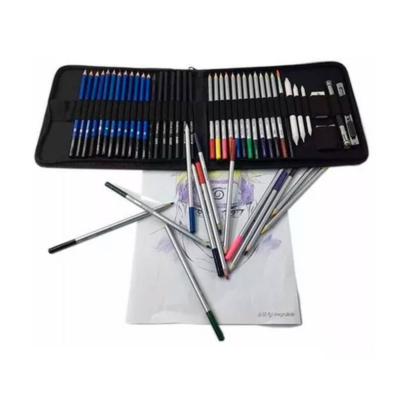 KIT DE DIBUJO 42PCS KEEP SMILING