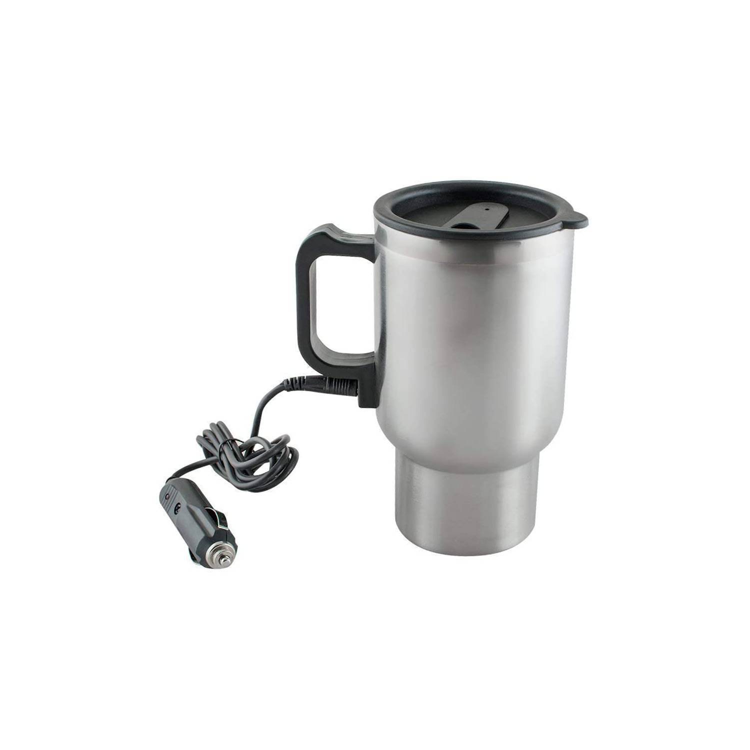 Vaso Taza Termo Electrica Portatil Para Auto Acero Inox 12v