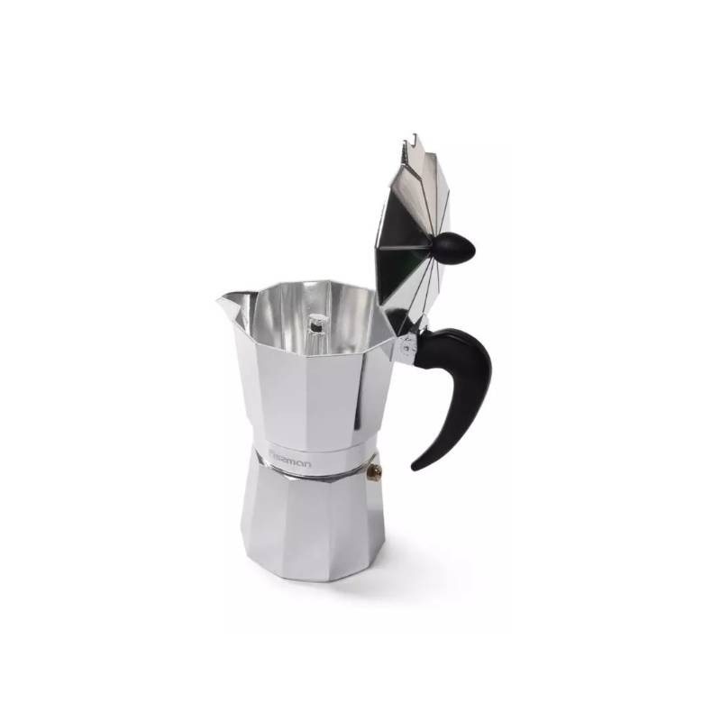 Cafetera Italiana Aluminio 300ml o 6 Tazas Fissman