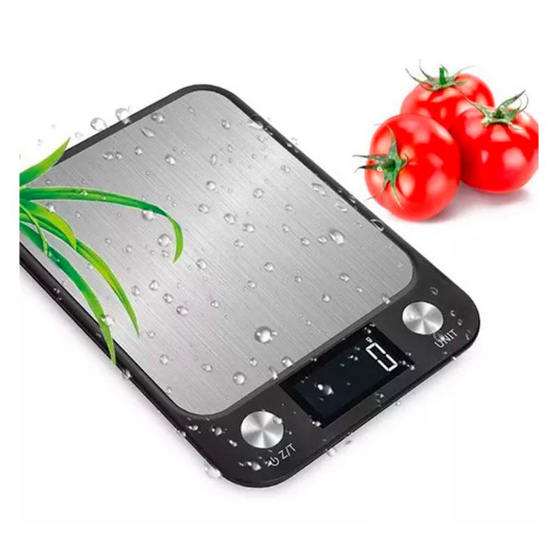 GENERICO Balanza Cocina Digital 10kg Alta Precisión Acero Inoxidable