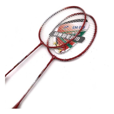 SUFIX Set De Badminton 2 Raquetas Y 2 Plumillas Sufix Para Niños