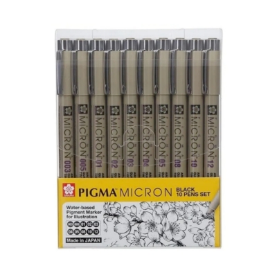 Tiralíneas Negro Sakura Pigma Micron