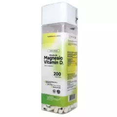 NATURAL FARM - Citrato De Magnesio + Vitamina D3 Nf 1 Frasco 200 Capsulas
