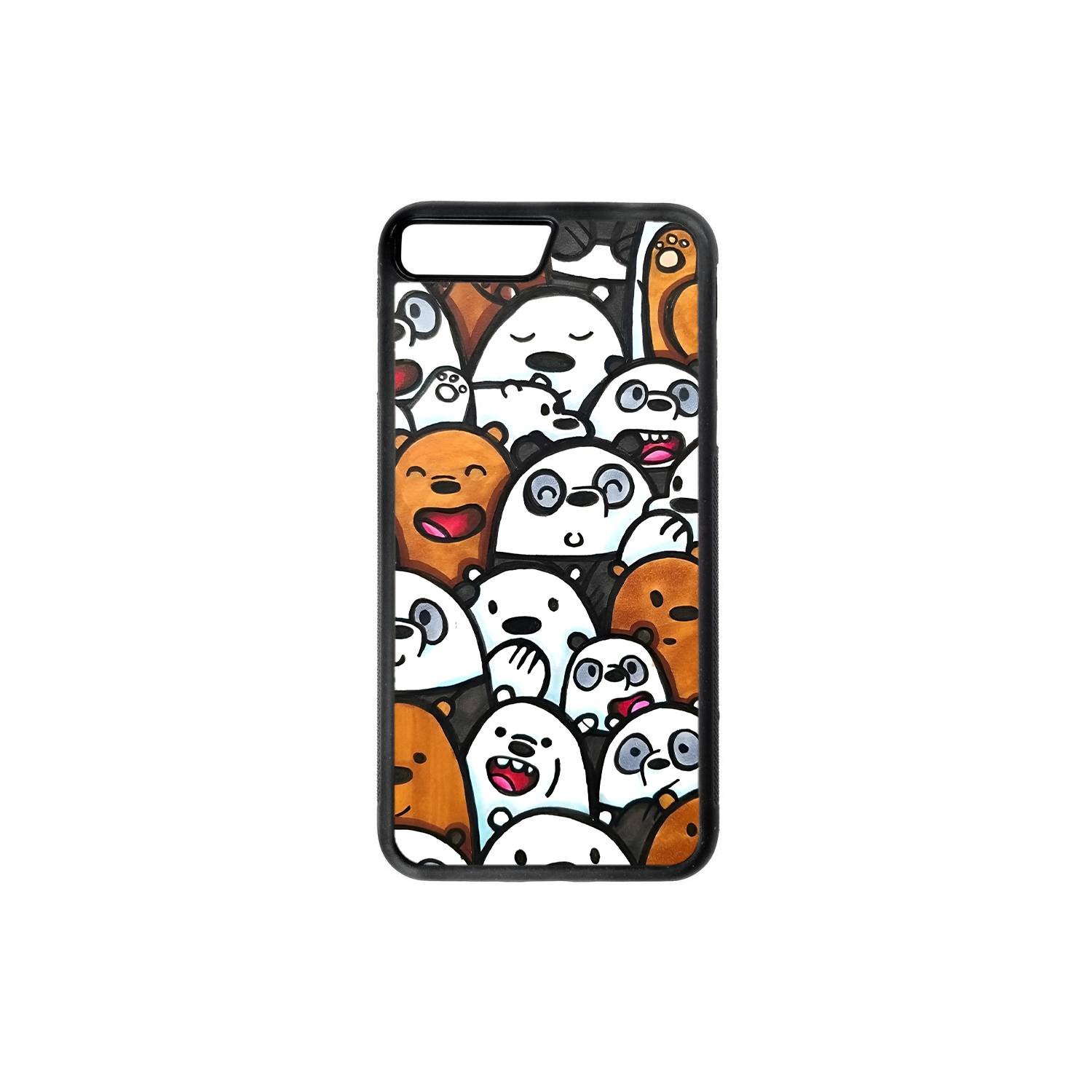 Funda Protectora Para AirPods We Bare Bears Panda - Tecnologia