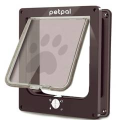 PETPAL - Puerta Abatible Para Perro Gato Mascota Petpal Porte Pequeño