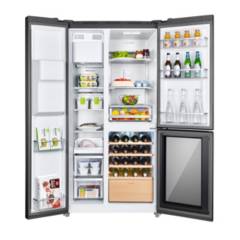 MAIGAS - Refrigerador Side by Side / Cava 514 lt GRIS  MAIGAS