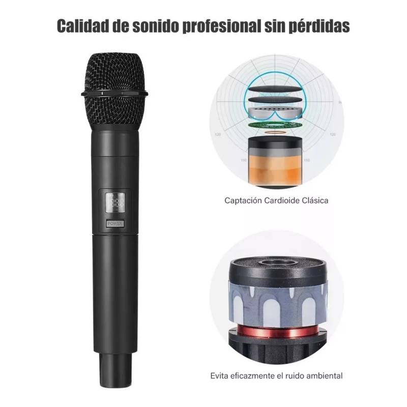 Micrófono Profesional, Frecuencia UHF, Multicanal – PRODUCTODO