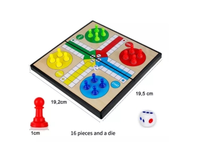 Ludo Magnetico Juego Mesa Clásico Educativo Tablero