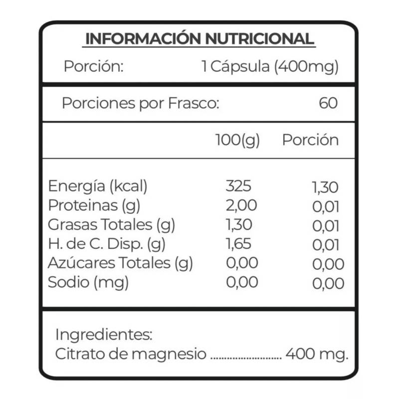 Citrato de Magnesio Premium en Polvo, 160gr., Health Natural –