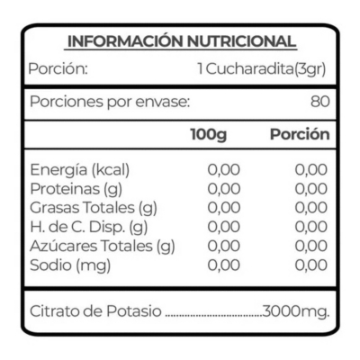HEALTHNATURAL Set 2 Citrato de Magnesio en Polvo 160g Health