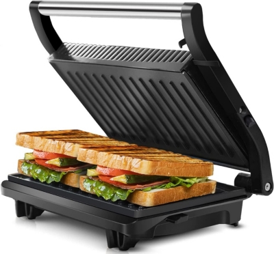 Plancha Sandwichera Grill Electrica Tostador Pan Multiuso