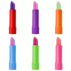 COLOR STYLE - Set 6 Labiales Mágicos Aroma Lipstick Maquillaje Labios