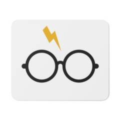 GENERICO - Mouse Pad - Harry Potter - Lentes + Cicatriz - 17 X 21 CM