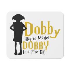GENERICO - Mouse Pad - Harry Potter - Dobby Is A Free Elf - 17 X 21 CM