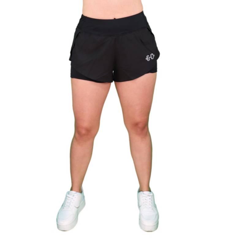 GYM OUTFIT Short Deportivos Fitness Mujer Calzas Integradas