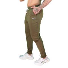 GYM OUTFIT - Pantalon de Buzo Elasticado Algódon SlimFit