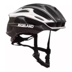RIDELAND - Casco De Bicicleta Rideland Mtb Black White ML  Blanco