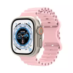 GENERICO - Reloj Smartwatch T800 Ultra 1.99" HD Serie 8 rosa 2024