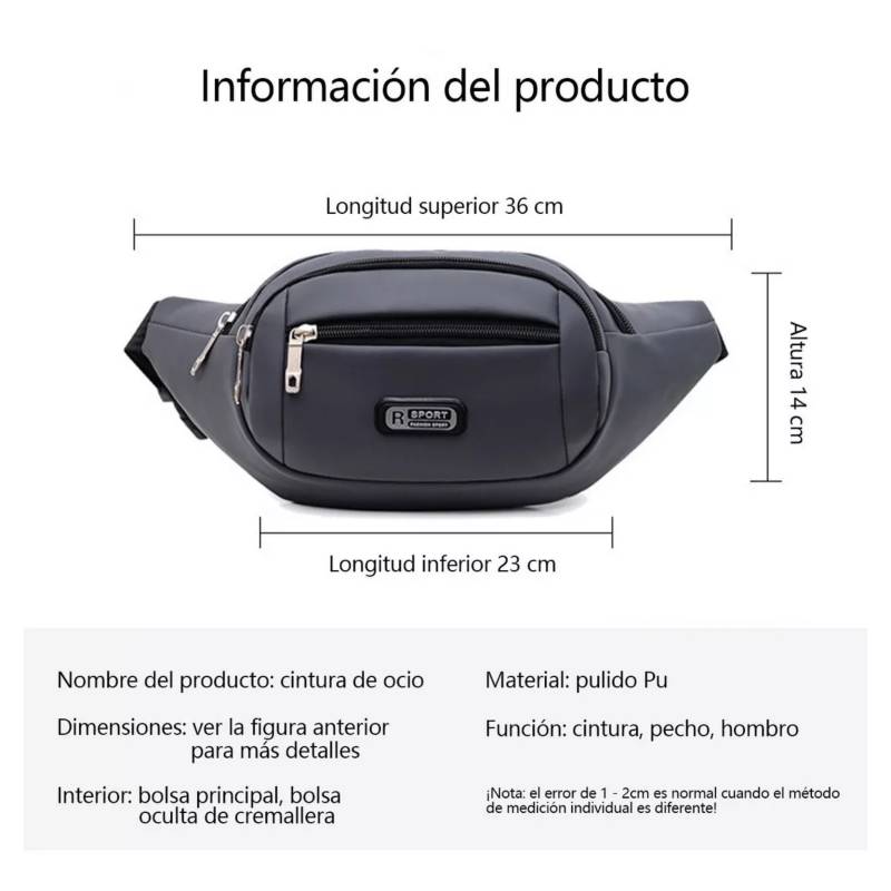 Bolso Deportivo Bandolera Hombre Mujer