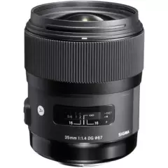 SIGMA - Sigma 35mm F 1.4 DG HSM Art Lens for Canon EF