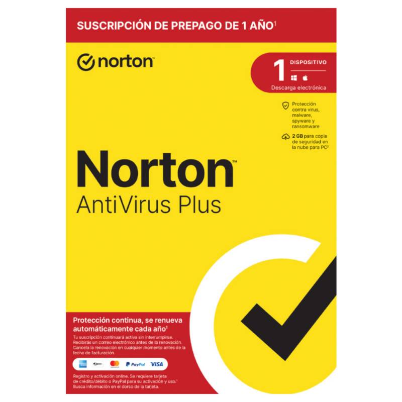 NORTON - Norton AntiVirus Plus - 1 Dispositivo