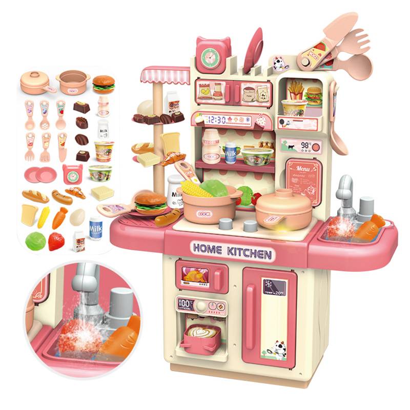 Juguetes para juego de imitación de cocina para niños, accesorios de cocina,  juego de juguetes de cocina