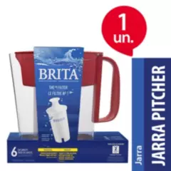 BRITA - Jarra Brita Metro Pitcher Roja 1 un