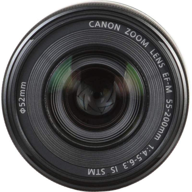 CANON Canon EF-M 55-200mm f45-63 IS STM Lente - Negro kit de ...