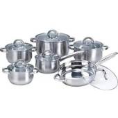 OEM SET OLLAS BATERIA DE COCINA 12 PIEZAS EB-8017