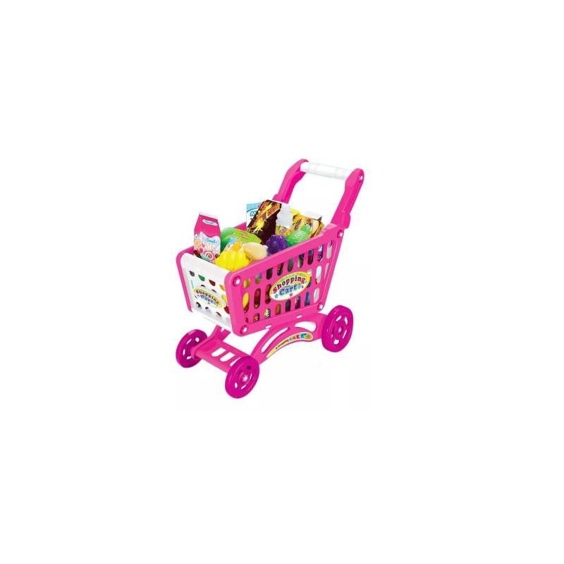 Juguete Carrito De Compras Para Niñas Accesorios 56 Piezas GENERICO